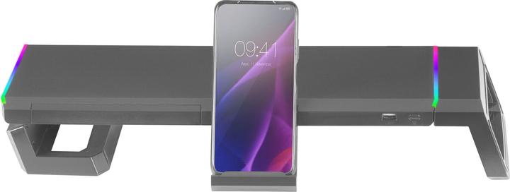 Actual product image Mars Gaming MGS-ONE monitor stand Chroma RGB / USB 2.0