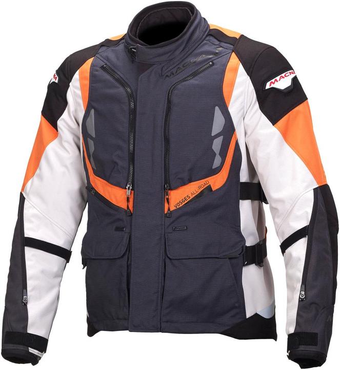 Image du produit Macna VOSGES Textiljacke gun-h. grau-schw.-orange S (Hommes, S)