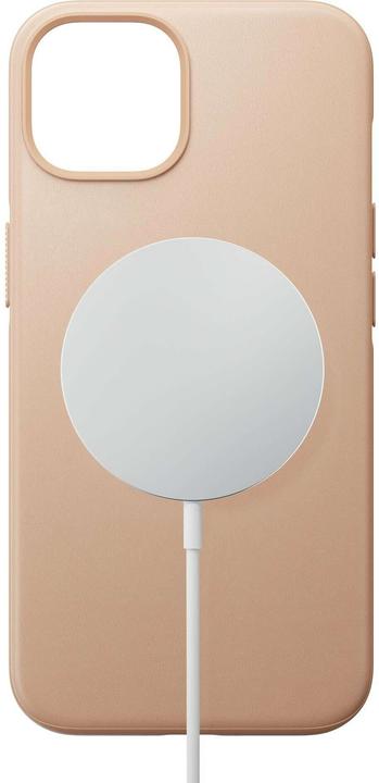 Actual product image Nomad Back Cover Modern Leather iPhone 14 Beige (Apple iPhone 14)
