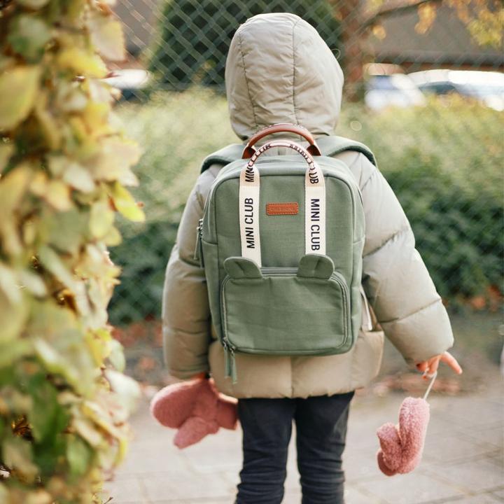Image du produit Childhome Kinderrucksack Club Signature canvas grün (7 l)