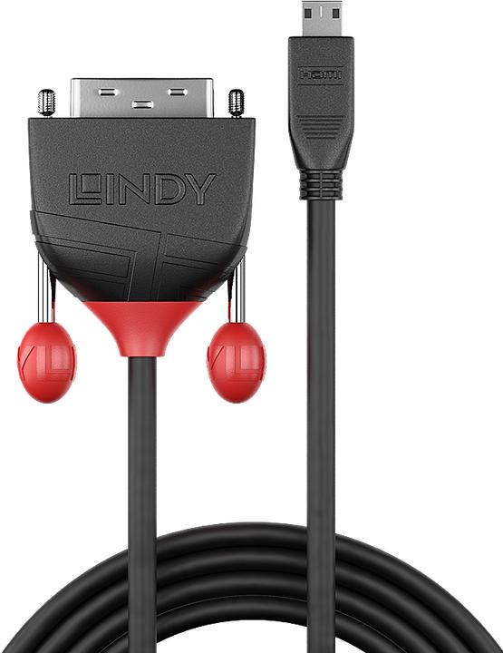 Image du produit Lindy micro HDMI (Typ D) — DVI (1 m, HDMI, DVI)