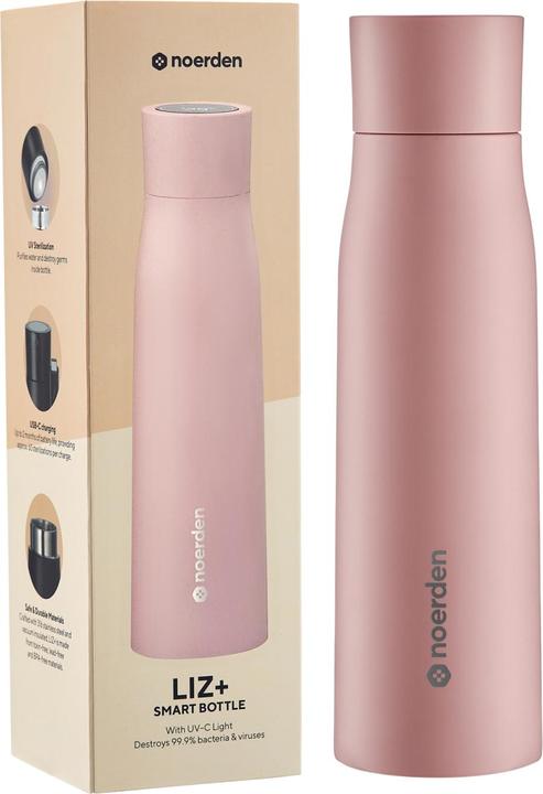 Produktbild Noerden LIZ+ UV Trinkflasche 500ml pink (0.50 l)