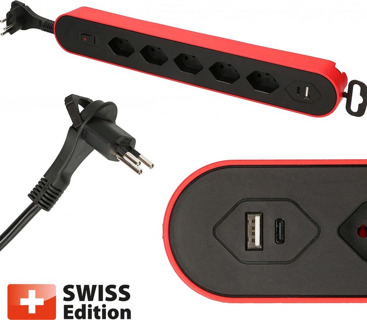 Immagine prodotto Max Hauri linea design (5 x, Tipo 13, USB-C, USB-A, 2.20 m)