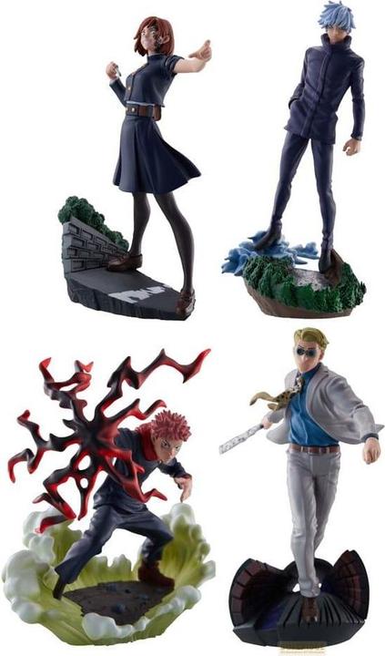 Produktbild Megahouse Jujutsu Kaisen Petitrama Series Sammelfiguren 4er-Pack Jujutsu Kaisen Series Vol.2 Set 9 cm