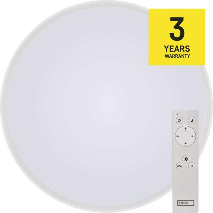 Produktbild Emos LED-Leuchte LIVI 50 cm, 45 W, warm-kaltweiss, dimmbar mit Fernbedienung (2700 lm)