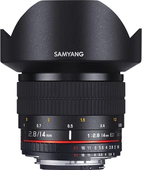 Samyang 14mm f/2.8 ED AS IF UMC - Nikon F (Nikon F, Vollformat)