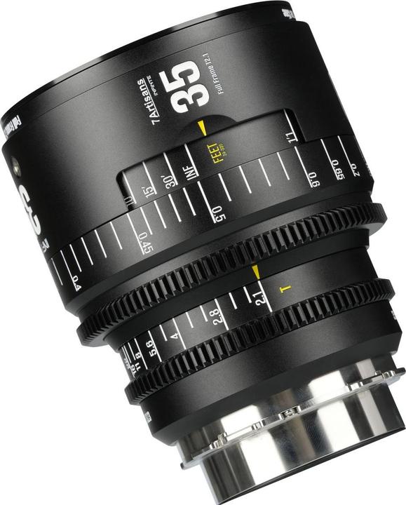 Produktbild 7artisans 35T21W-PL INF 35mm T2.1 INFINTE PL Mount (White) (Arri PL, L-Mount, Vollformat)