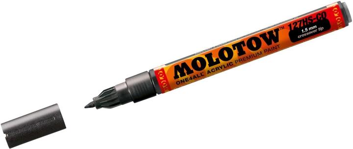 Immagine prodotto Molotow AKRYLMARKER 1.5mm MET.BLACK (Nero metallizzato, 1.50 mm, 1 x)