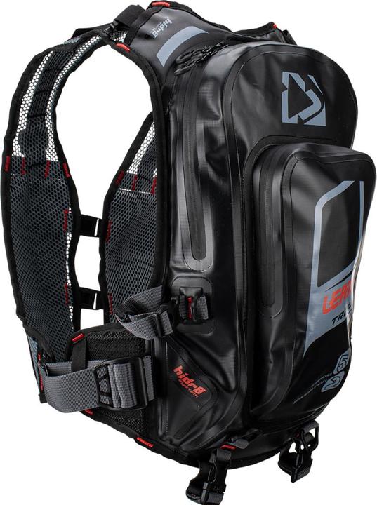 Leatt Sac à dos avec système d"hydratation Moto HydraDri WP 2.0 Titanium