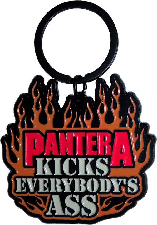 Actual product image Pantera Kicks Everybody's Ass Keyring