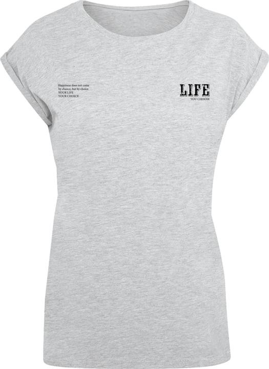 Produktbild Merchcode Ladies Life Extended Shoulder Tee - 139221 (S)