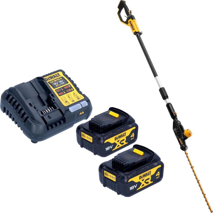 Produktbild DeWalt DCMPH 566 M2 Akku Stabheckenschere 18 V 55 cm + 2x Akku 4,0 Ah + Ladegerät (Akkubetrieb)