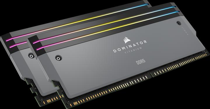 Produktbild Corsair DOMINATOR Titanium Light Enhancement Kit, 2-up config, Functional LEDs, Grey Heatsink, no DRAM ICs (Mehrfarbig)
