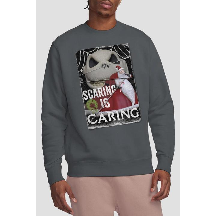 Immagine prodotto The Nightmare Before Christmas Scaring Is Caring Felpa Adulto Unisex (M)