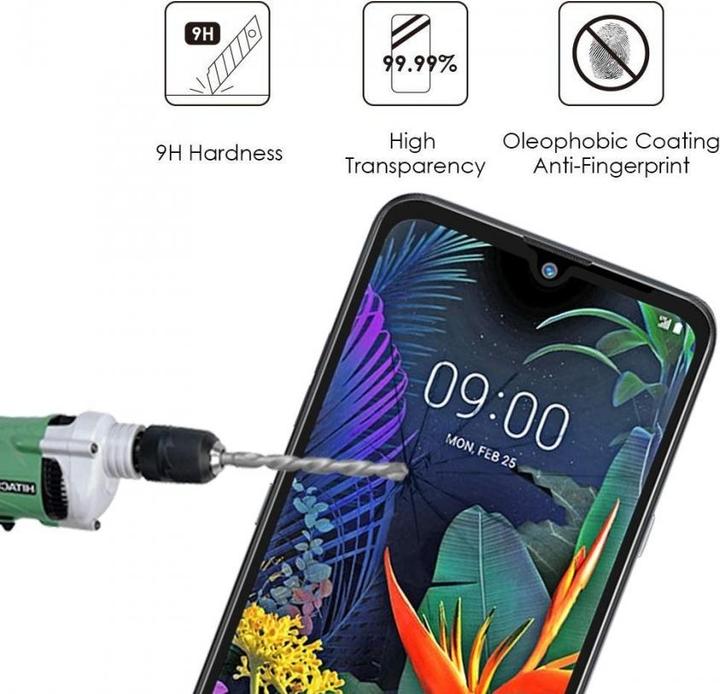 Produktbild Screenguard LG K50 Full Screen Panzerglas Schutzfolie 2.5D 9H (1 Stk., LG K50)