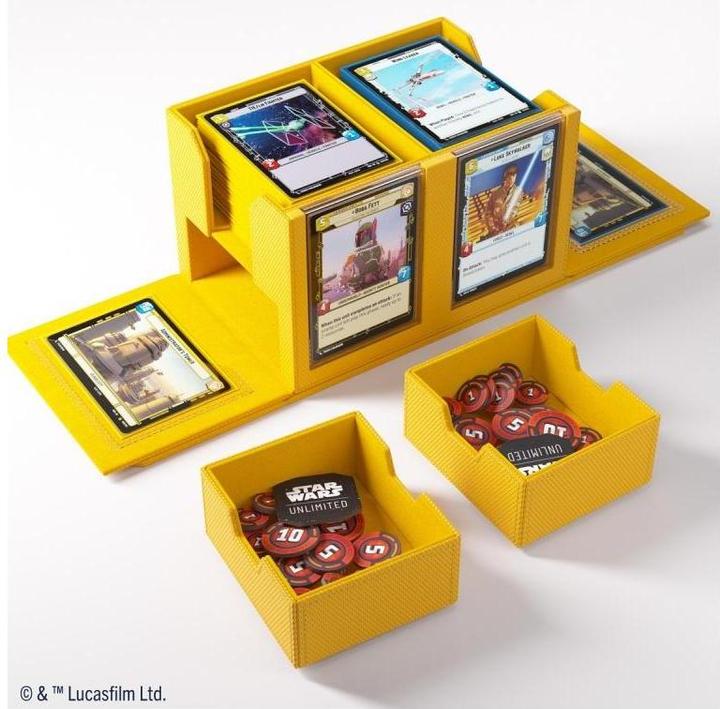 Produktbild Gamegenic GGS20167 - Star Wars: Unlimitierte Doppel Deck Pod, gelb