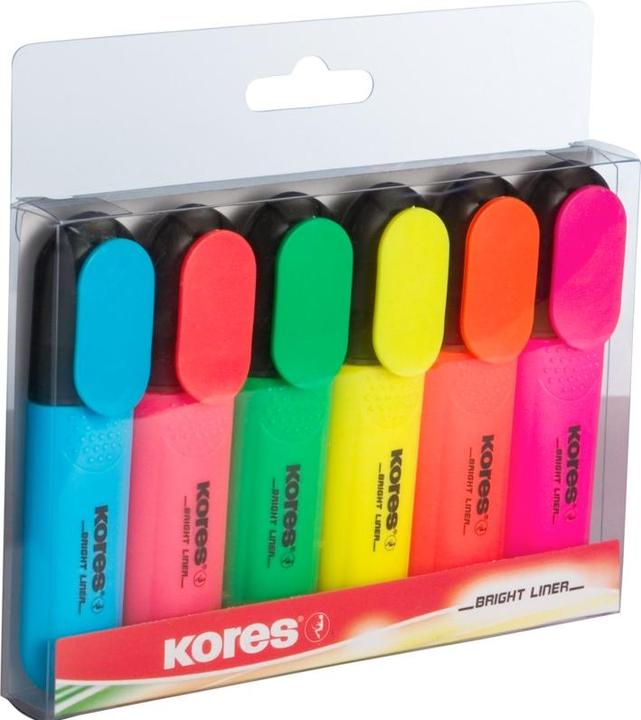 Produktbild Kores Textmarker Bright Liner (6x)