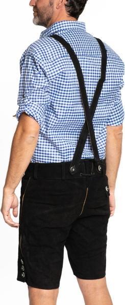 Image du produit PartyChimp Short en cuir Otto Noir/Vert Taille M (M)