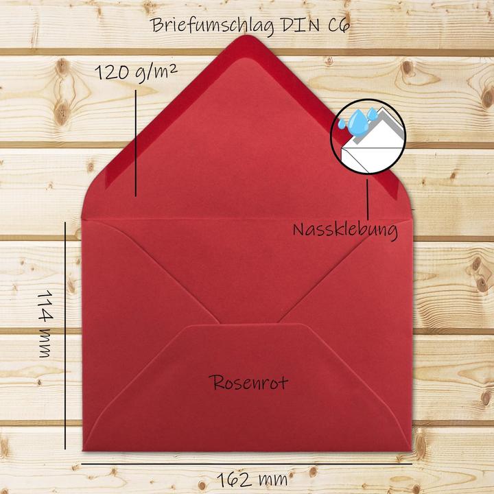 Produktbild Neuser Papier Briefumschläge DIN C6 (150 Stück) (C6, 150 x)