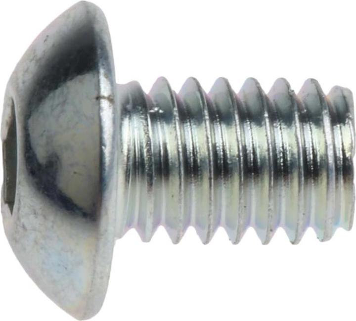 Image du produit RS PRO BZP socket button head screw, M4x6 (100 Vis par pièce)