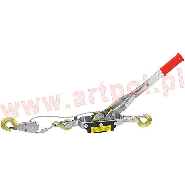 Artpol, Seilzug + Werkstattkran, Przyciągarka Ręczna Linowa 4 - Tony, 2 - Zapadki