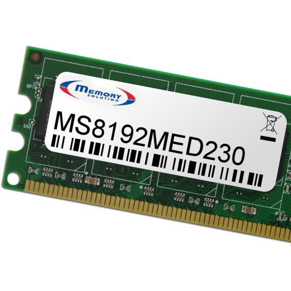 Memorysolution Memory Solution MS8192MED230 8GB Speichermodul (1 x 8GB), RAM Modellspezifisch