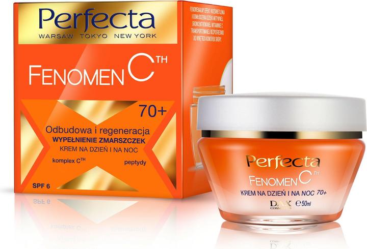 Actual product image DAX Fenomen C 70+ Day and night cream 50ml (50 ml, 24h cream, Up to SPF 10)