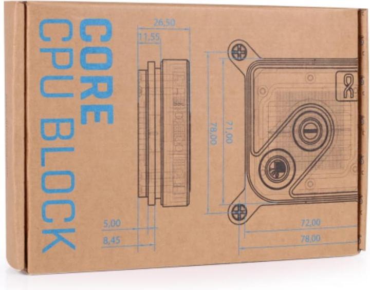 Actual product image Alphacool WAC Core 1 LT Aurora Acrylic