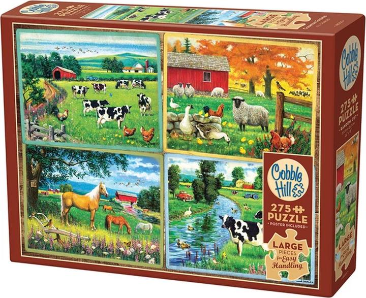 Produktbild Cobble Hill Tiere auf dem Land 275 Teile (275 Teile)