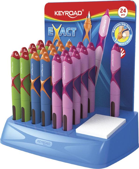 Produktbild Keyroad Fllfederhalter Exact, M, Display 24+1Stk, Farbmix (Farbmischung in einer Sammelpackung zu 25 Stück, 25x)