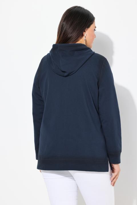 Produktbild Ulla Popken Hoodiejacke, Spray-Effekt, Kapuze, Langarm (46, 48)