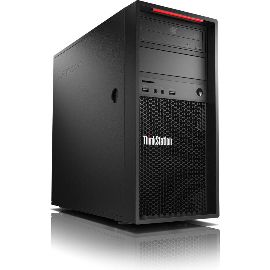 Lenovo ThinkStation P520c (Intel Xeon W-2225, 32 GB, 512 GB, RTX A4000), PC, Schwarz