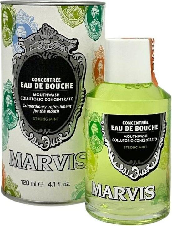 Actual product image Marvis Strong Mint (120 ml, Mouthwash)