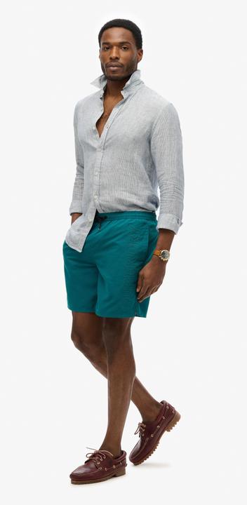 Actual product image Superdry 17" Premium Badeshorts mit Stickerei (S)