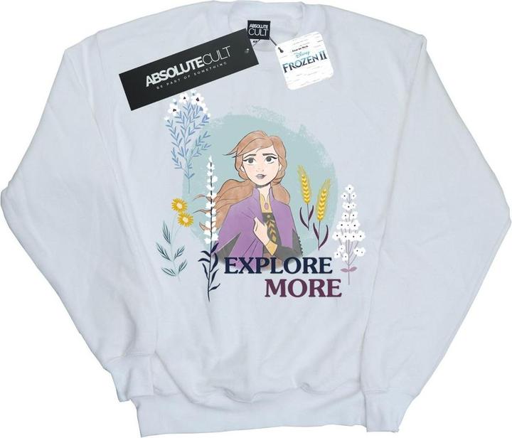 Actual product image Disney Girls Frozen 2 Anna Explore More Sweatshirt (152, 158)