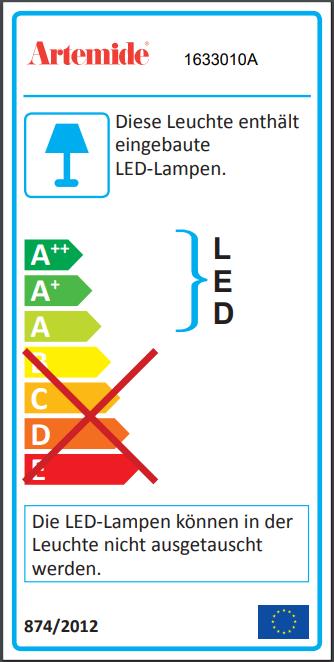 Energie-Label Artemide Melete (2191 lm)