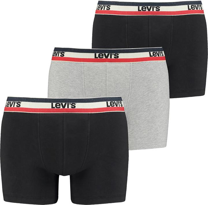 Actual product image Levis Boxer shorts Casual Stretch MEN SPRTSWR LOGO BOXER BRIEF 3P (L, pack of 3)