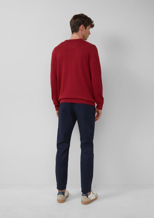 Produktbild s.Oliver Strickpullover Baumwollpullover mit Logo-Stickerei (3XL)