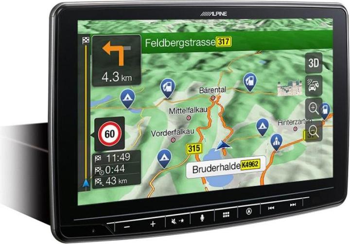 Alpine INE-F904DC Halo9 mit LKW- und Reisemobilprofilen, 9-Zoll Display, GPS (9")