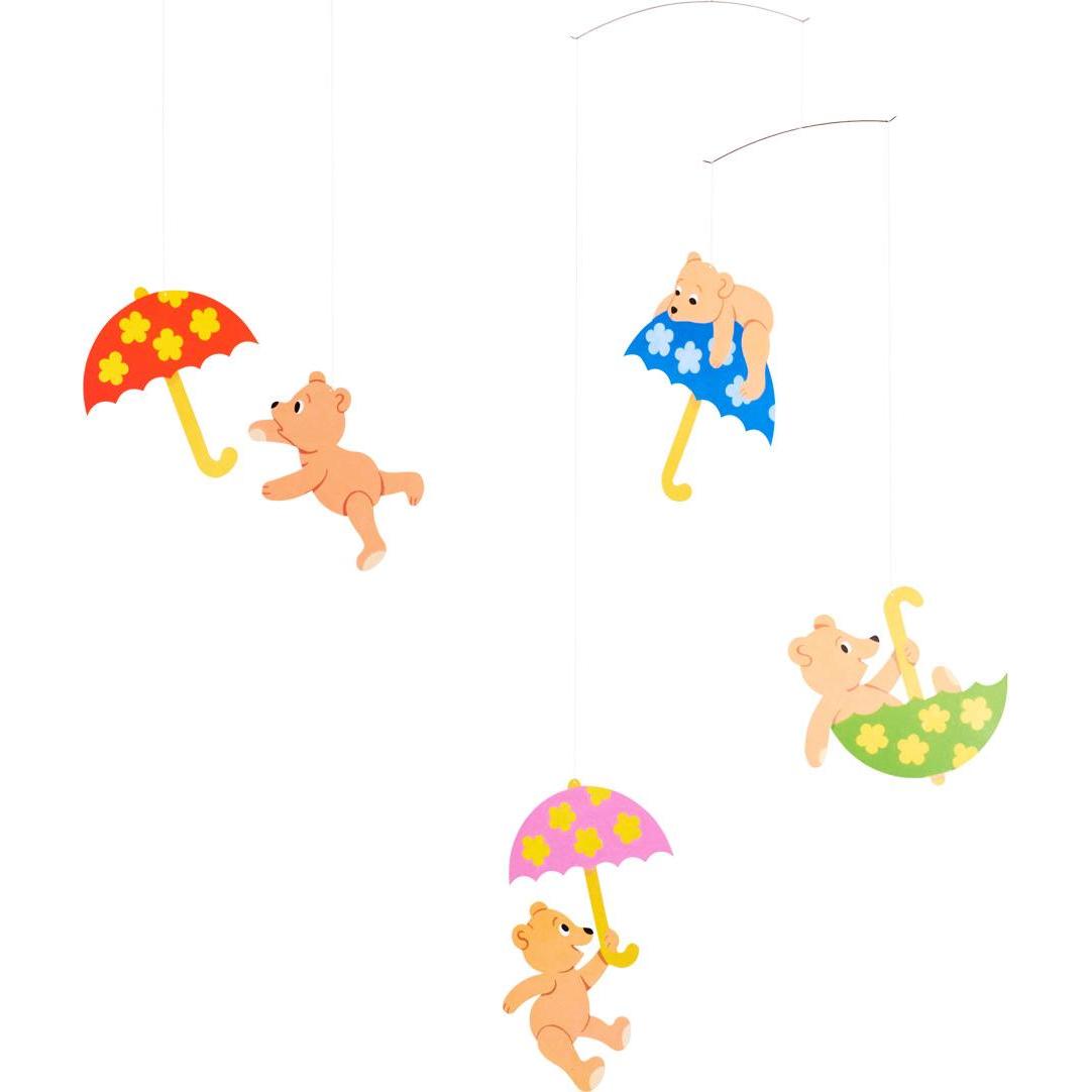 Flensted Mobiles, Babymobile, Teddybären Mobile mit Geschenkbox