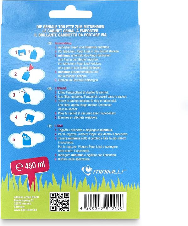 Image du produit Minimus Toilettes d'urgence