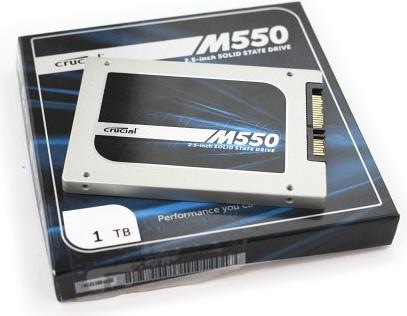 Actual product image Crucial M550 (128 GB, 2.5")