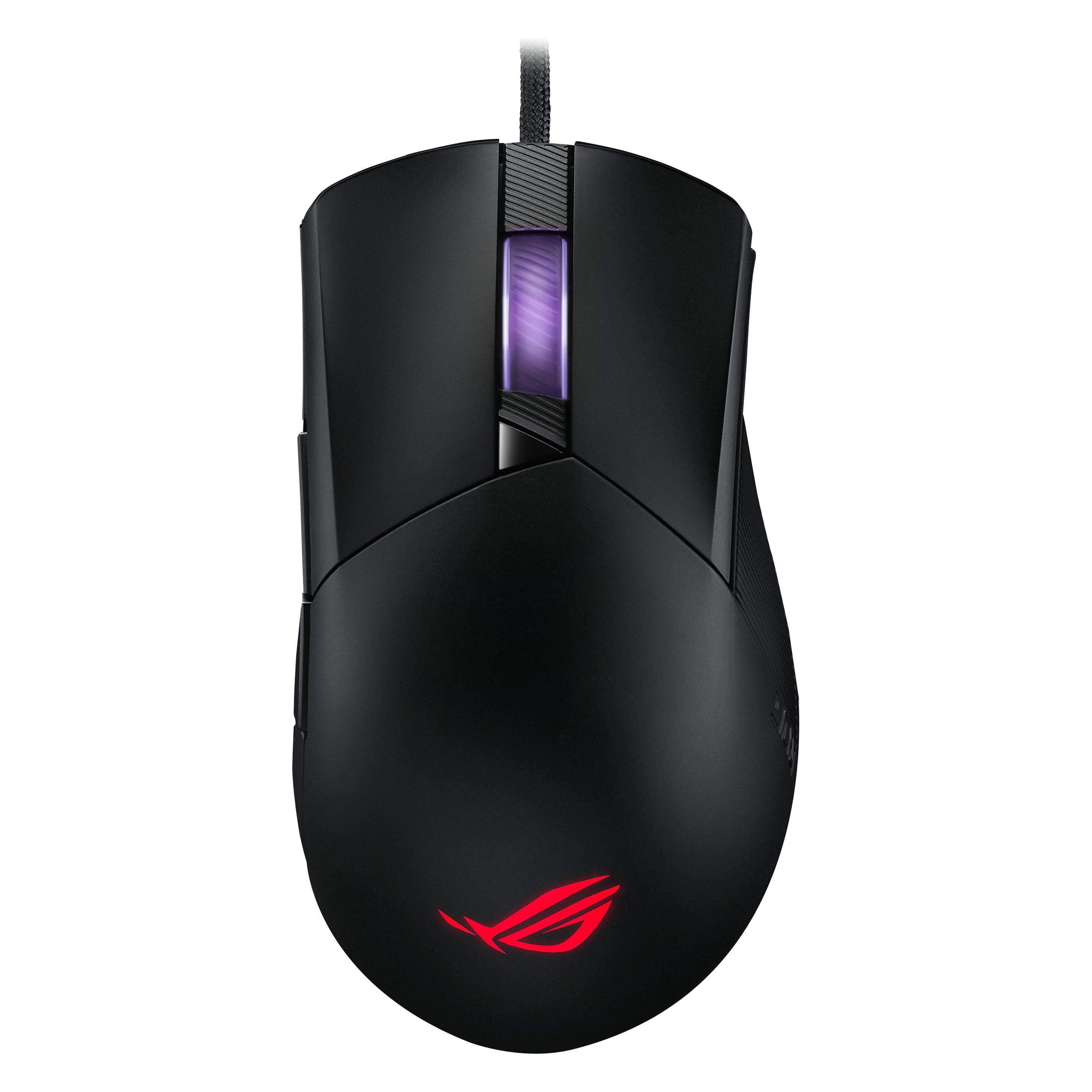 ASUS ROG Gladius III (Kabelgebunden), Maus, Schwarz