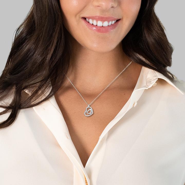 Immagine prodotto Lulu & Jane Cuore in argento con diamante - 33474 (Argento)