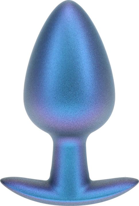 Produktbild Ouch! Glatter Silikon Anal Plug - Gross - 3,5 / 8,9 cm - Metallic Blau