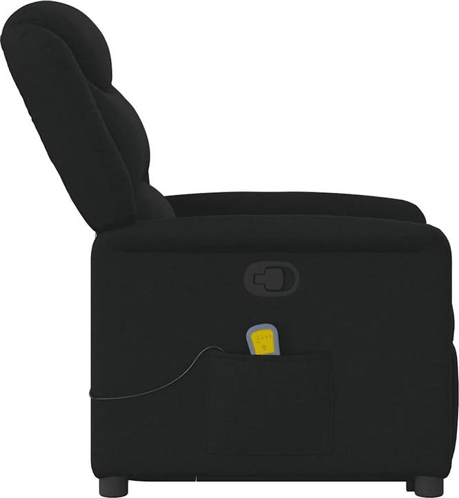 Produktbild VidaXL Massagesessel mit Aufstehhilfe Schwarz Stoff