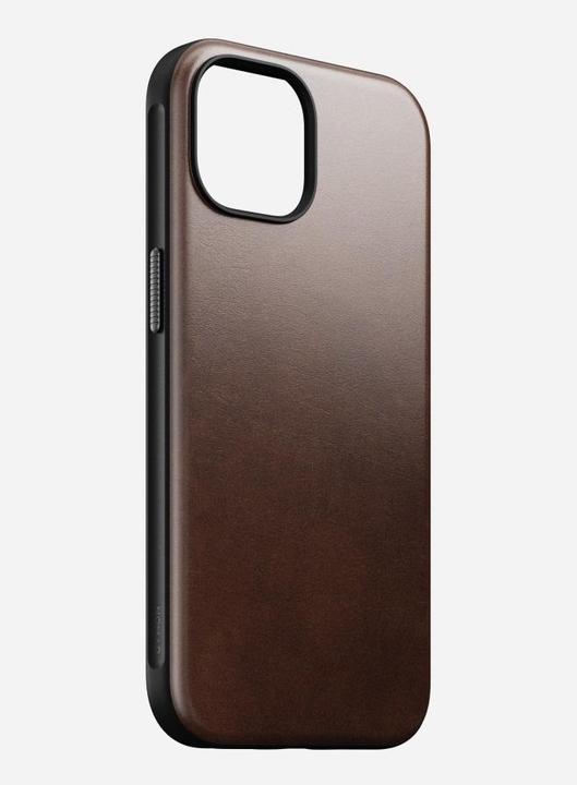 Immagine prodotto Nomad Cover posteriore moderna in pelle Horween per iPhone 15 Nero (Apple iPhone 15)