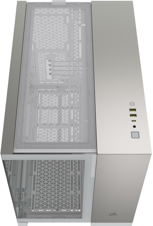 Produktbild Corsair 2500X (wei?/aluminium, Tempered Glass x 2) (ATX, mATX, Mini-ITX)