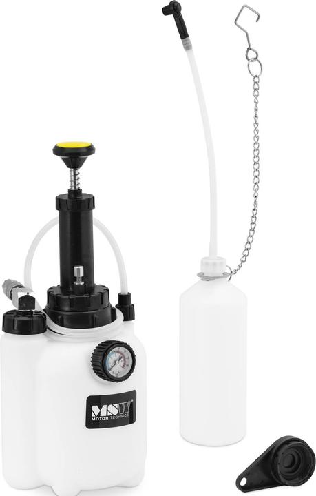 MSW Bremsenentlüfter Vakuumtester Ein-Personen-Bedienung universell 3 l Kunststoff