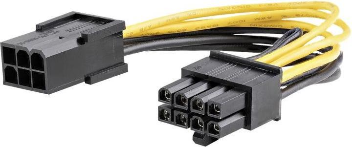 Productafbeelding StarTech Pcie 6pin - 8pin Voedingsadapter